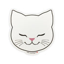 猫まっしぐら特製ステッカー　猫の顔（ねこまっしぐらとくせいすてっかー  ねこのかお ）