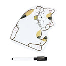 【猫まっしぐらセレクト】 にゃんこのおなか・猫のマグネットホワイトボード 三毛猫