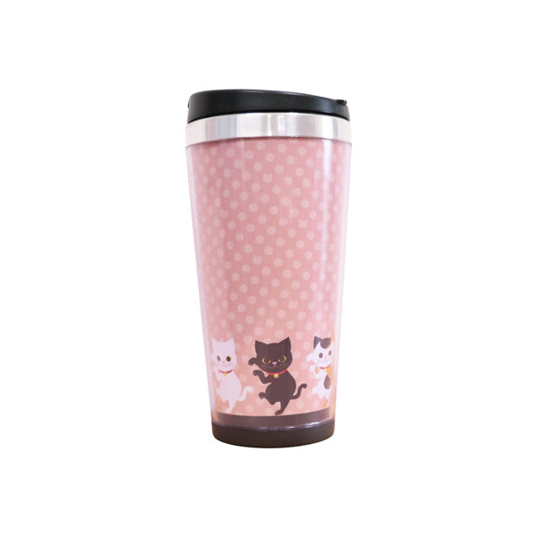 ぬいぐるみ 猫 タンブラー 猫まっしぐら』特製タンブラー-猫まっしぐら/踊り猫/赤/青