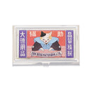 【猫まっしぐらセレクト】洒落ねこ マッチラベル風 猫のカードケース（しゃれねこ まっちらべるふう ねこのかーどけーす）