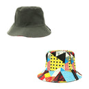 HG 和柄テキスタイル バケット型サウナハット(わがらてきすたいる バケット型サウナハット)