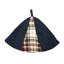 デニムチェックサウナハット