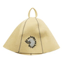 フェルト刺繍サウナハット