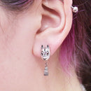 妖怪面耳刺‐狐面（ようかいめんピアス‐きつねめん）【納期約4ヶ月】