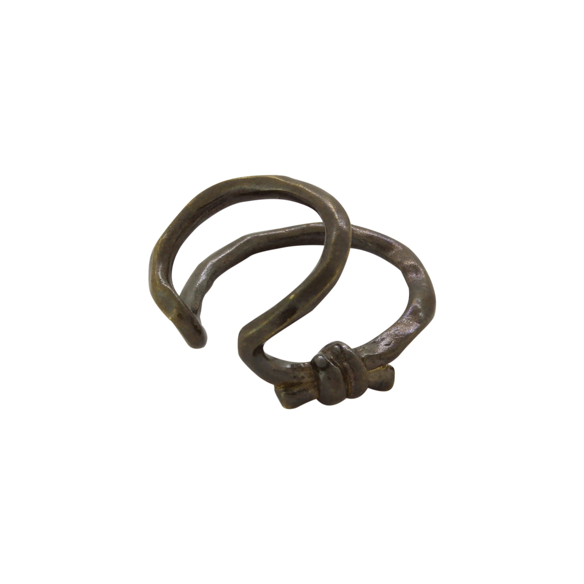 重ね御縁耳飾-二重の御縁｜和のシルバーアクセサリーブランド