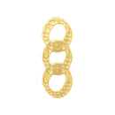 喜平-良繋耳刺/真鍮(きへい-よつなピアス/ブラス)