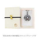 唐獅子牡丹根付‐銀（からじしぼたんねつけ‐シルバー）