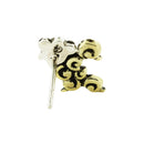 唐草出目金耳刺（からくさでめきんピアス）