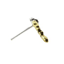 唐草出目金耳刺（からくさでめきんピアス）