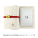 清廉百合耳刺‐月長石（せいれんゆりピアス‐ムーンストーン）【納期約4ヶ月】