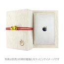 清廉百合耳刺‐瑠璃（せいれんゆりピアス‐ラピスラズリ）【納期約4ヶ月】