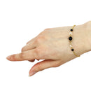 連球鎖腕輪‐黒瑪瑙オニキス（つらなりたまチェーンブレス‐くろめのう）