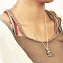 蓮に蛙首飾（はすにかえるペンダントトップ）【納期約4ヶ月】