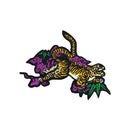 和柄刺繍ワッペン‐虎に竹（わがらししゅうわっぺん‐とらにたけ）