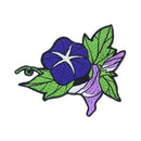 和柄刺繍ワッペン‐朝顔（わがらししゅうわっぺん‐あさがお）