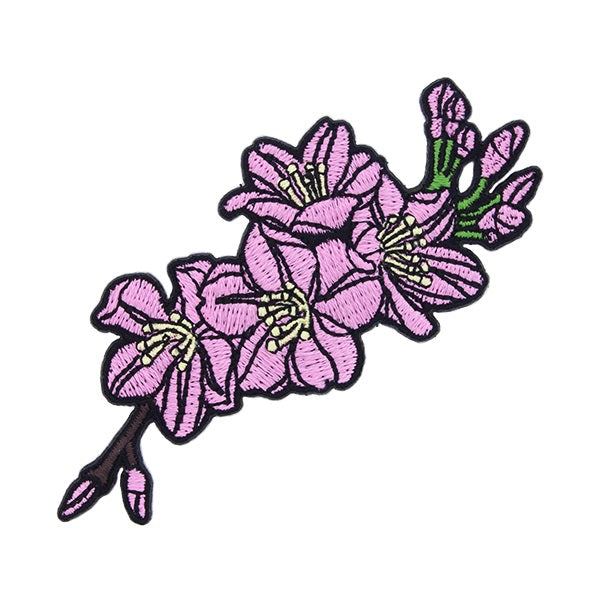 和柄刺繍ワッペン‐桜（わがらししゅうわっぺん‐さくら）