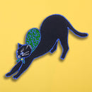 和柄刺繍ワッペン‐泥棒猫（わがらししゅうわっぺん‐どろぼうねこ）