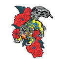 和柄刺繍ワッペン‐唐獅子牡丹大（わがらししゅうわっぺん‐からじしぼたんだい）