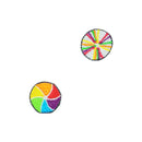 和柄刺繍ワッペン‐風車飴＆京飴（わがらししゅうわっぺん‐ふうしゃあめ&きょうあめ）