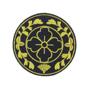 和柄刺繍ワッペン‐花菱（わがらししゅうわっぺん‐はなびし）