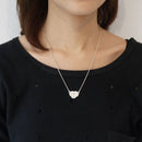 結び銀首飾‐あわじ結び（むすびシルバーネックレス‐あわじむすび）