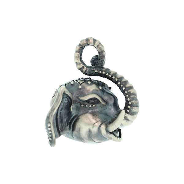 蓮華象根付｜和のシルバーアクセサリーブランド［かすう工房］