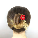 伝統つまみ捻り簪‐鈴梅（でんとうつまみスクリューピン‐すずうめ）