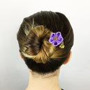 伝統つまみ捻り簪‐鈴梅（でんとうつまみスクリューピン‐すずうめ）