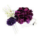 優艶菊花髪飾り（ゆうえんダリアヘアクリップ）