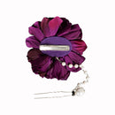 優艶菊花髪飾り（ゆうえんダリアヘアクリップ）