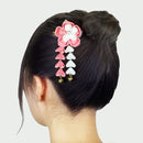 つまみ髪飾り‐二重玉梅（つまみヘアクリップ‐ふたえたまうめ）