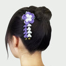 つまみ髪飾り‐二重玉梅（つまみヘアクリップ‐ふたえたまうめ）