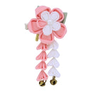 つまみ髪飾り‐二重玉梅（つまみヘアクリップ‐ふたえたまうめ）