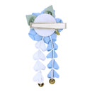 つまみ髪飾り‐二重玉梅（つまみヘアクリップ‐ふたえたまうめ）