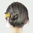 伝統水引猫一本簪（でんとうみずひきねこいっぽんかんざし）