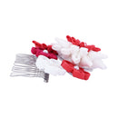 つまみ簪‐寄せ菊梅花（つまみかんざし‐よせきくうめはな）