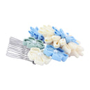 つまみ簪‐寄せ菊梅花（つまみかんざし‐よせきくうめはな）