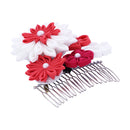 つまみ簪‐寄せ菊梅花（つまみかんざし‐よせきくうめはな）