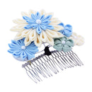 つまみ簪‐寄せ菊梅花（つまみかんざし‐よせきくうめはな）