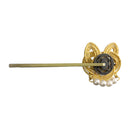 伝統水引細工髪飾り‐真珠猫（でんとうみずひきざいくヘアピン‐しんじゅねこ）