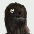 伝統水引細工髪飾り‐猫（でんとうみずひきざいくヘアピン‐ねこ）