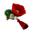 爛漫祝い椿髪飾り（らんまんいわいつばきヘアクリップ）