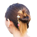 フロストグラス一本簪‐円（ふろすとぐらすいっぽんかんざし‐えん）