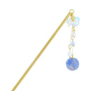 フロストグラス一本簪‐円（ふろすとぐらすいっぽんかんざし‐えん）