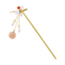 フロストグラス一本簪‐円（ふろすとぐらすいっぽんかんざし‐えん）