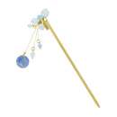 フロストグラス一本簪‐円（ふろすとぐらすいっぽんかんざし‐えん）