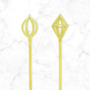 ichirinかんざし【Geometry】‐ ellipse/rhombus（ichirinかんざし【幾何学立体】‐楕円と菱型）