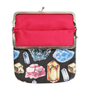 がま口化粧袋‐鉱物図鑑（がまぐちけしょうポーチ‐こうぶつずかんめい/あん）