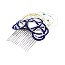 伝統水引細工髪飾り‐絢爛淡路（でんとうみずひきざいくヘアコーム‐けんらんあわじ）