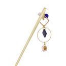 フロストグラス一本簪‐菱（ふろすとぐらすいっぽんかんざし‐ひし）